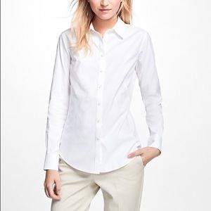 Brooks Brothers Women's White Button Down